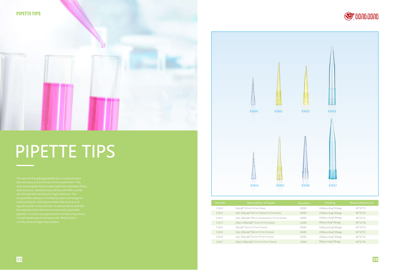Laboratory pipette tips